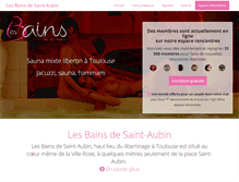 Tablet Screenshot of les-bains.fr